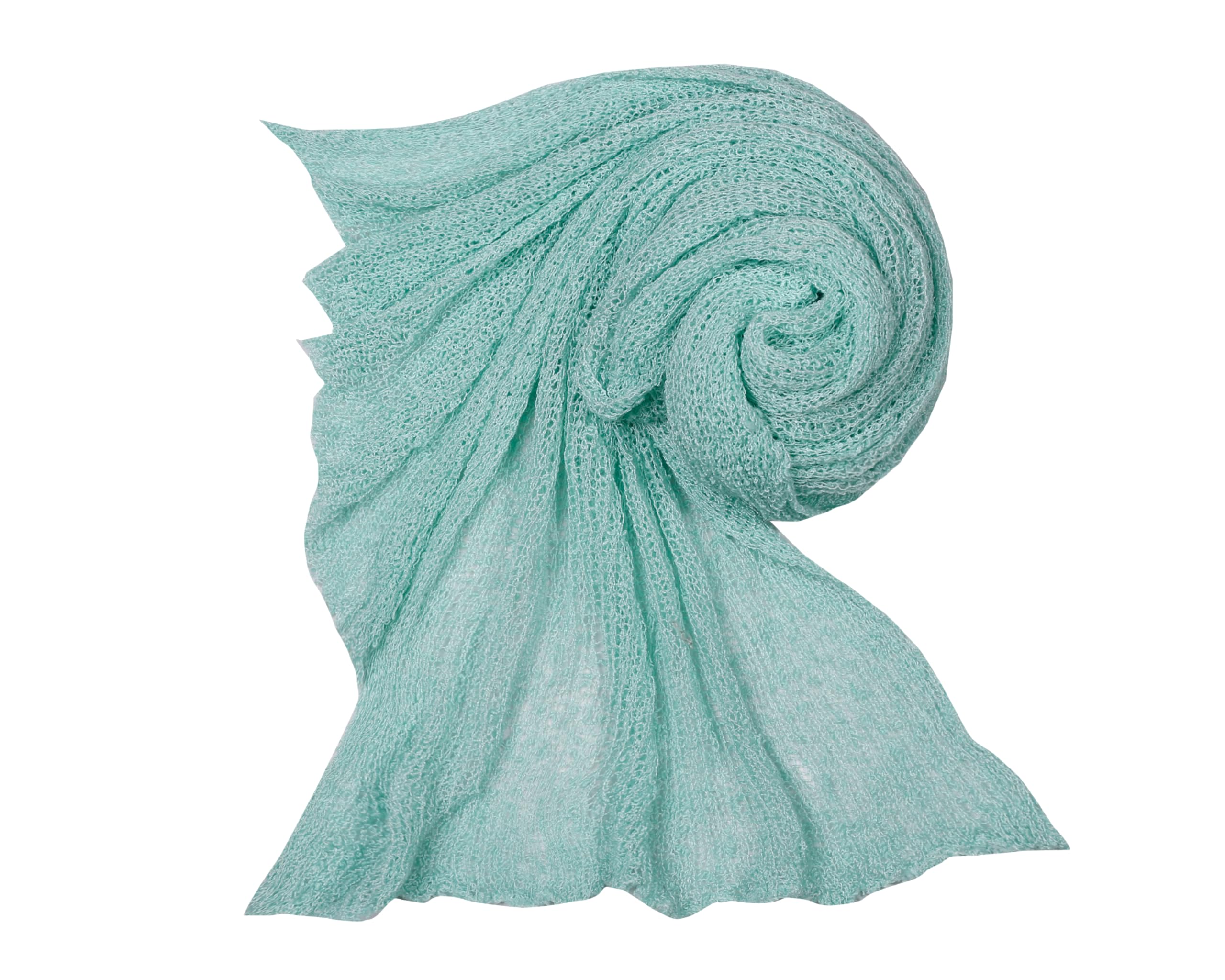 Newborn Baby Cheesecloth Swaddle Cocoon Knit Crochet Wrap Photo Photography Prop (7)