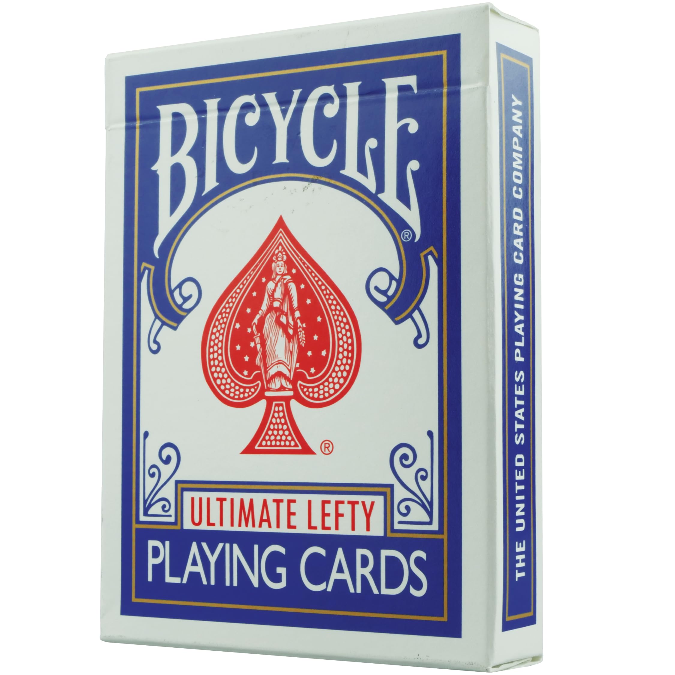 Bicycle Lefty Lefty Card Game (+ TUTORIAL with 7 Free Magic Tricks) (Blue)