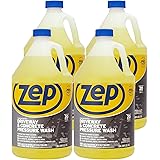 Zep Driveway and Concrete Pressure Wash Cleaner Concentrate 128 oz. (Case of 4) Pro Strength (ZUBMC128)