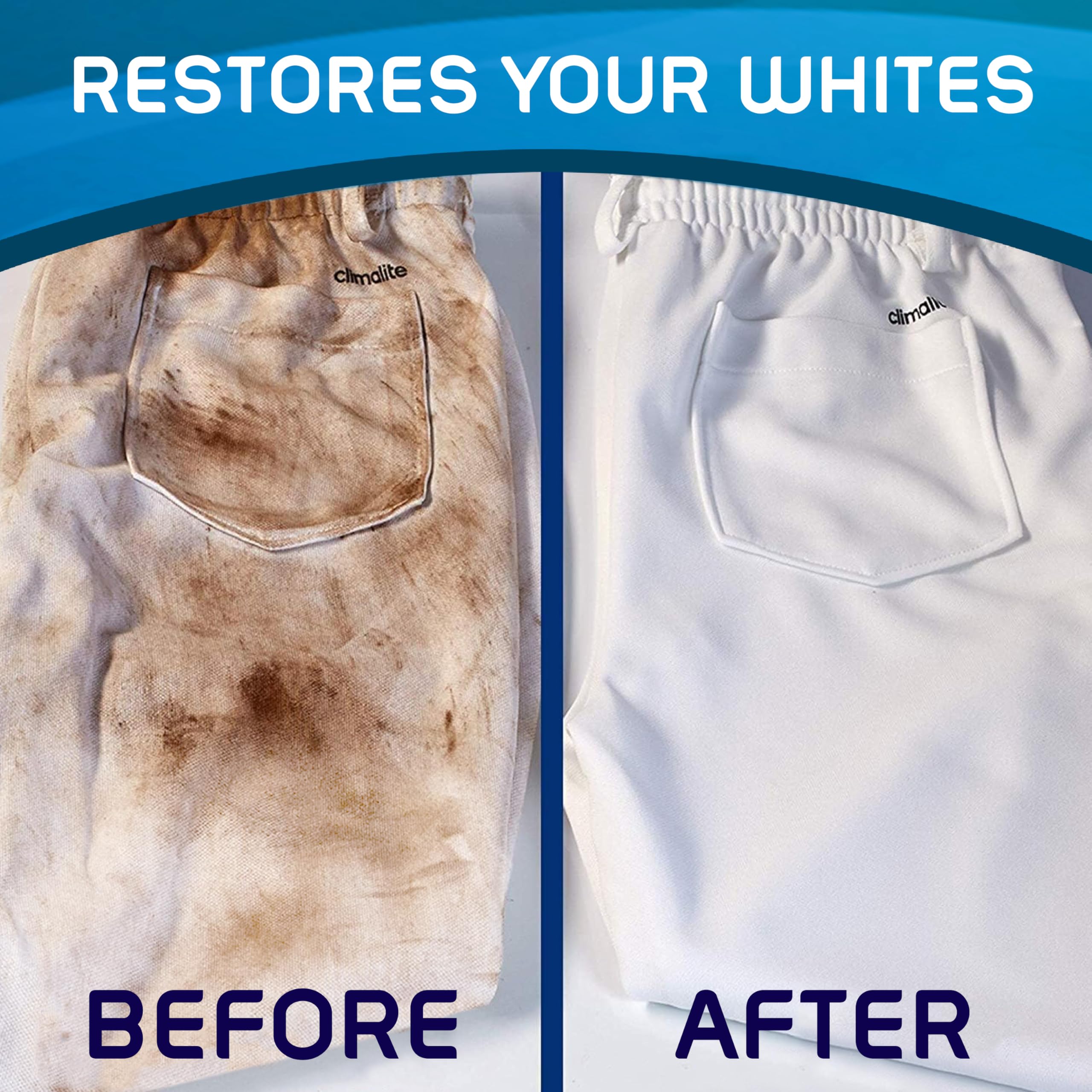 OUT White Brite Laundry Whitener Bleach Alternative, Stain Remover Detergent Booster Powder for Clothes, 4 Pound 12 Ounce Bottle