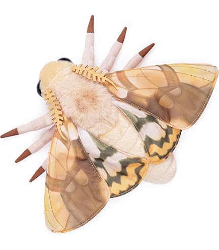 Amazon.com: FRANKIEZHOU Simulation Dead Leaf Moth Plush Animal
