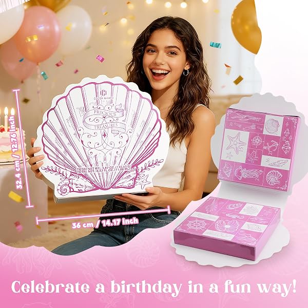 COLOR NYMPH MAKEUP KIT FOR GIRL, BIRTHDAY GIFT FOR TEEN GIRLS, 24PCS BIRTHDAY ADVENT CALENDAR FOR TEENAGER GIRLS #PINK