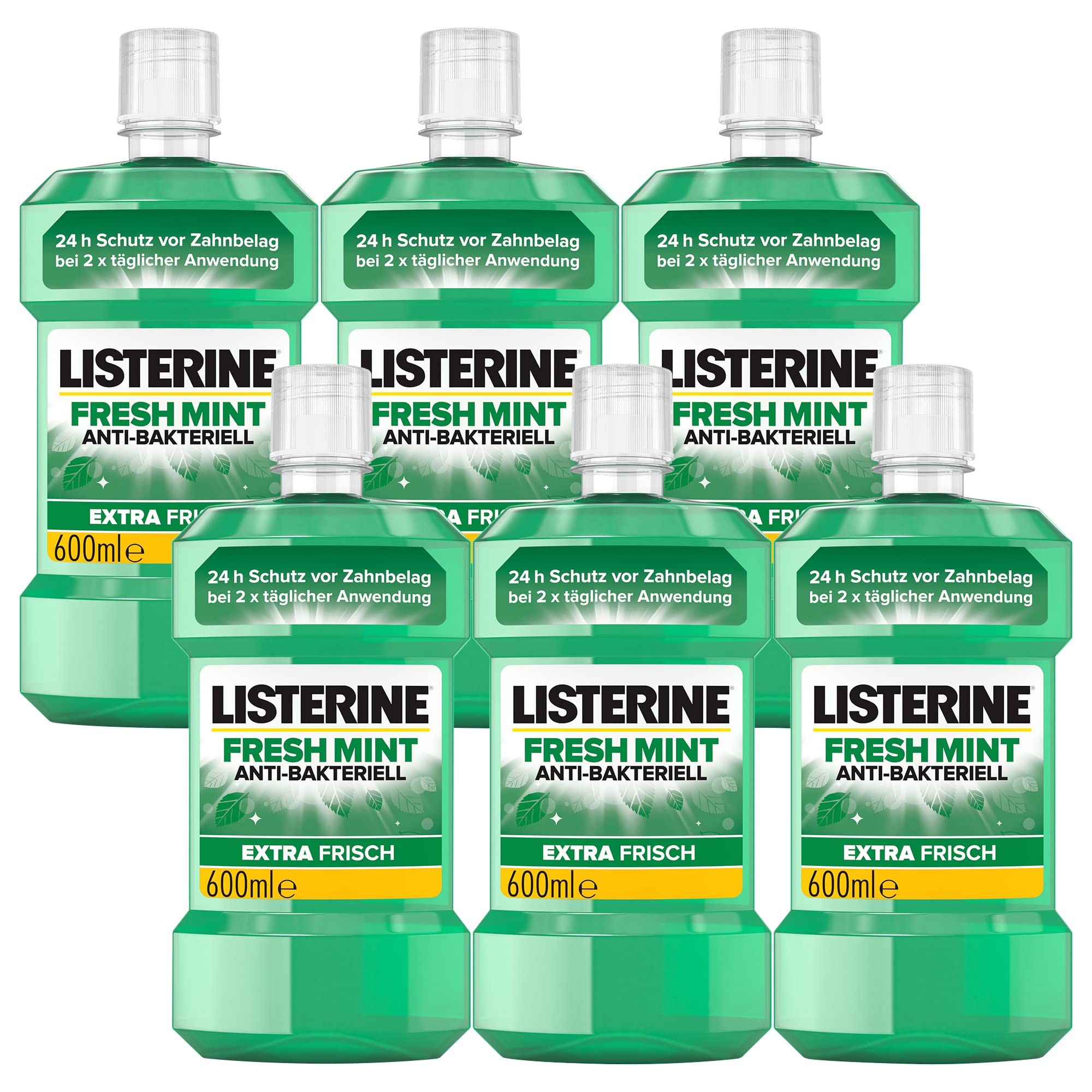 Mua LISTERINE Fresh Mint (6 x 600ml) Antibacterial Mouthwash with