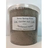 3.5lb Garden Ash - Hardwood Ashes w/Texture - Natural bits of Wood Charcoal Biochar &amp; Minerals for Planting (3.5 Pound)
