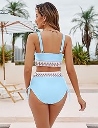 Blooming Jelly Women High Waisted Bikini Sets Tummy