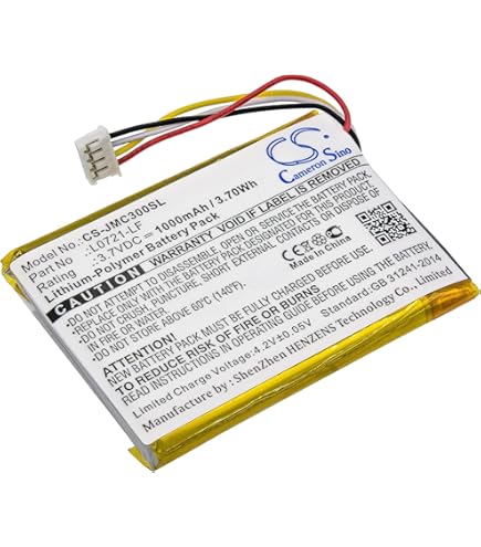 Jbl Clip Cameron Sino 1100mAh Replacement Battery For Speaker