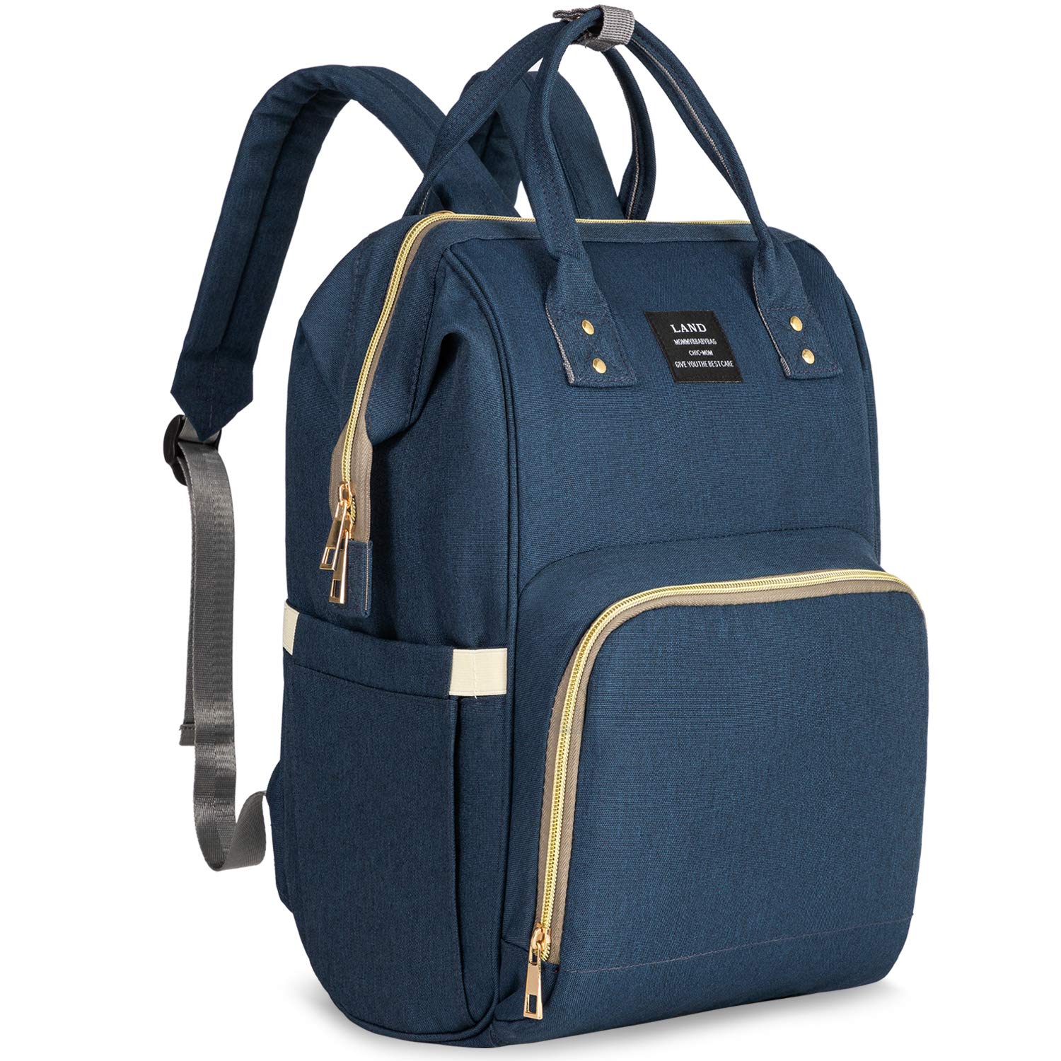 navy blue diaper backpack