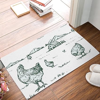 Amazoncom 18 X 30 Inch Country Green Grasslands Landscape Quiet