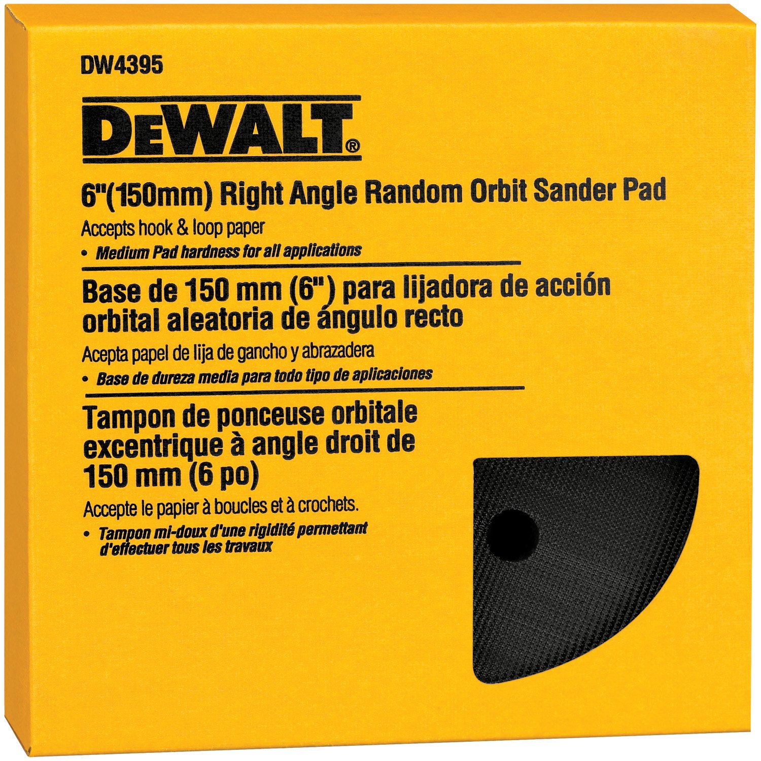 Best dewalt orbital sander hook and loop pad