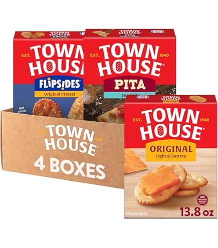 Amazon.com: Pretzel Flipsides Original Townhouse Crackers - One