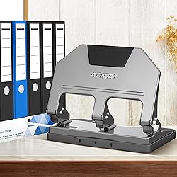 AFMAT 3 Hole Punch Heavy Duty, 40-Sheet 3 Hole
