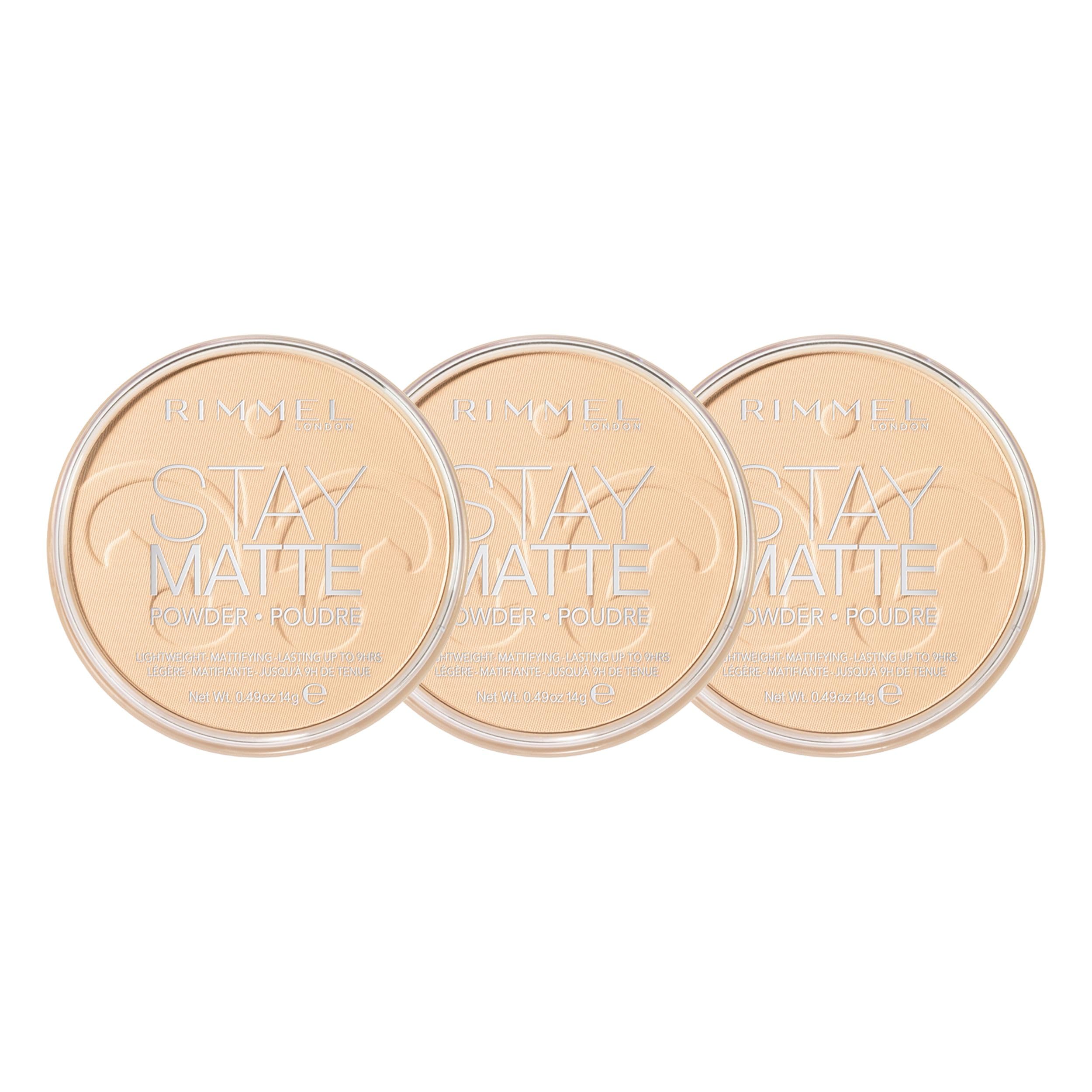 Rimmel Stay Matte Pressed Powder 3-pack,...