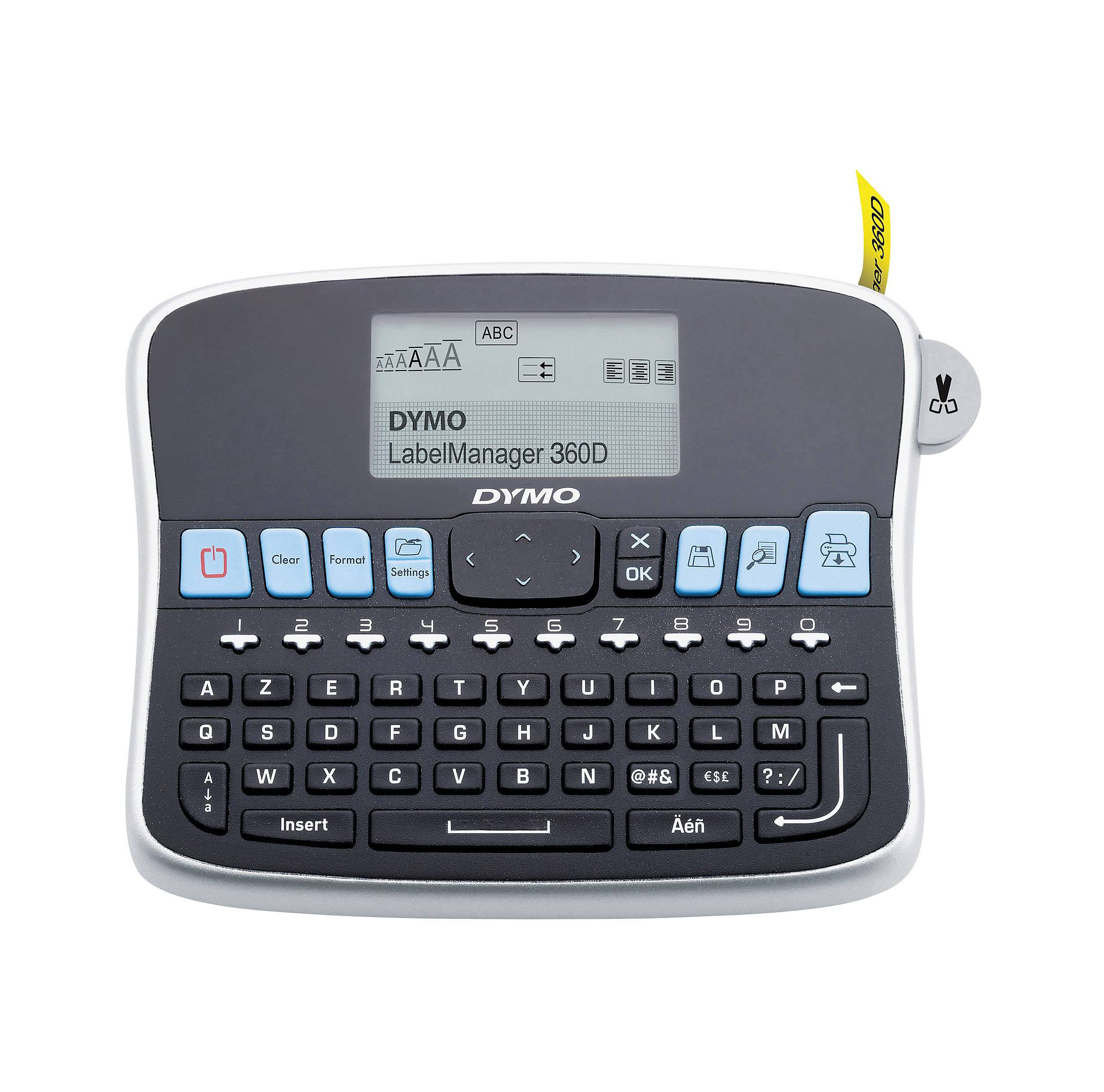Dymo Portable Label Maker Labeller LM 360D Black/Silver