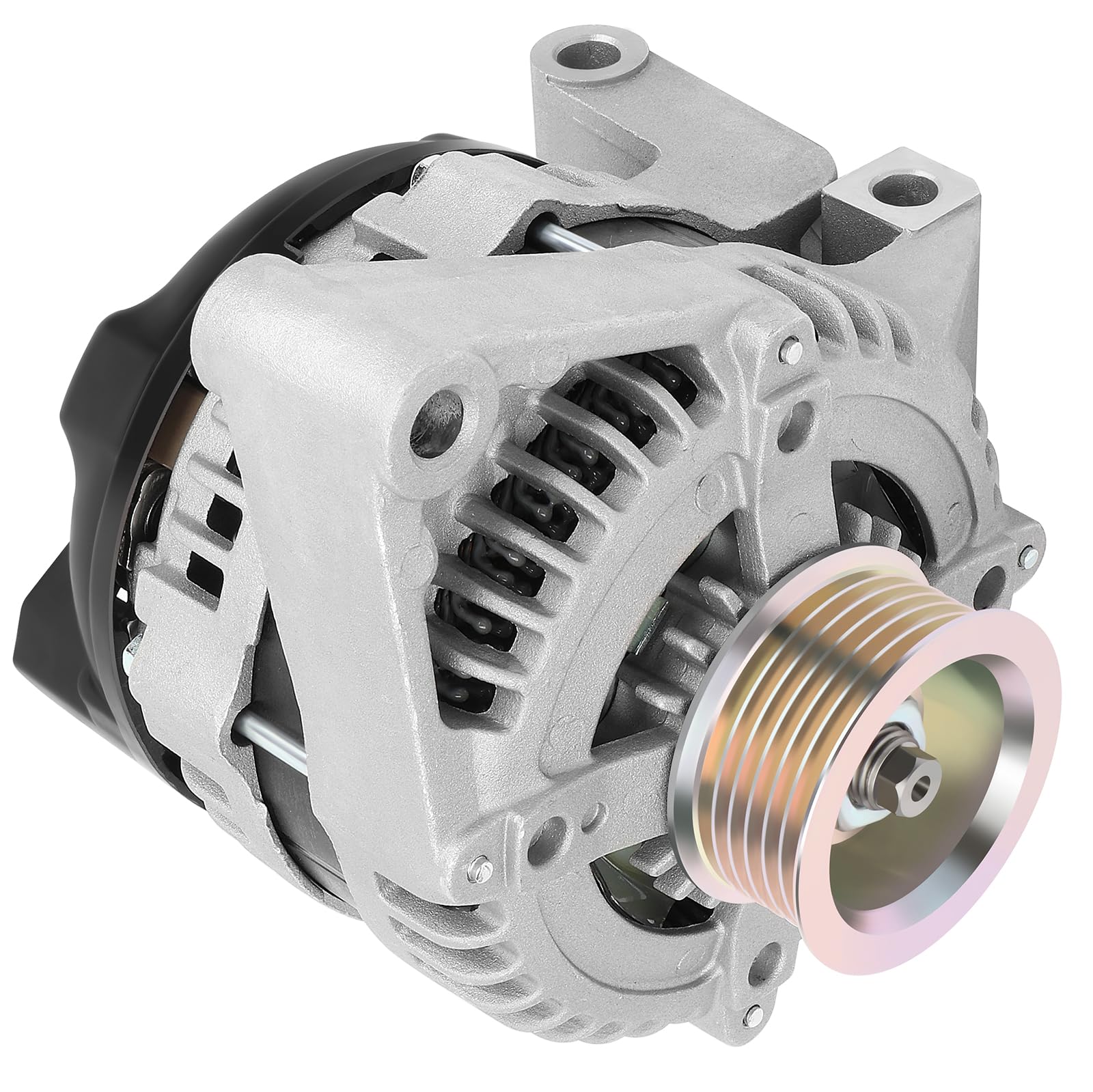 Photo 1 of SCITOO Alternator Compatible with 3.4L Equinox for Torrent 2007-2009, 3.5L Vue 2008-2009- 12V 155Amp CW 6-Groove Pulley, Replace OE# 11156, 11476