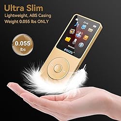 RUIZU 64GB MP3 Player with Bluetooth 5.3, Portable