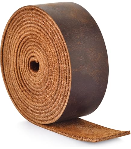 Amazon.com: Genuine Leather Strip 1/4 Inch Wide 72 Inches Long for
