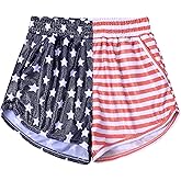 Mirawise Girls Metallic Shorts Shiny Hot Pants Sparkly Dance Outfits Short Pants