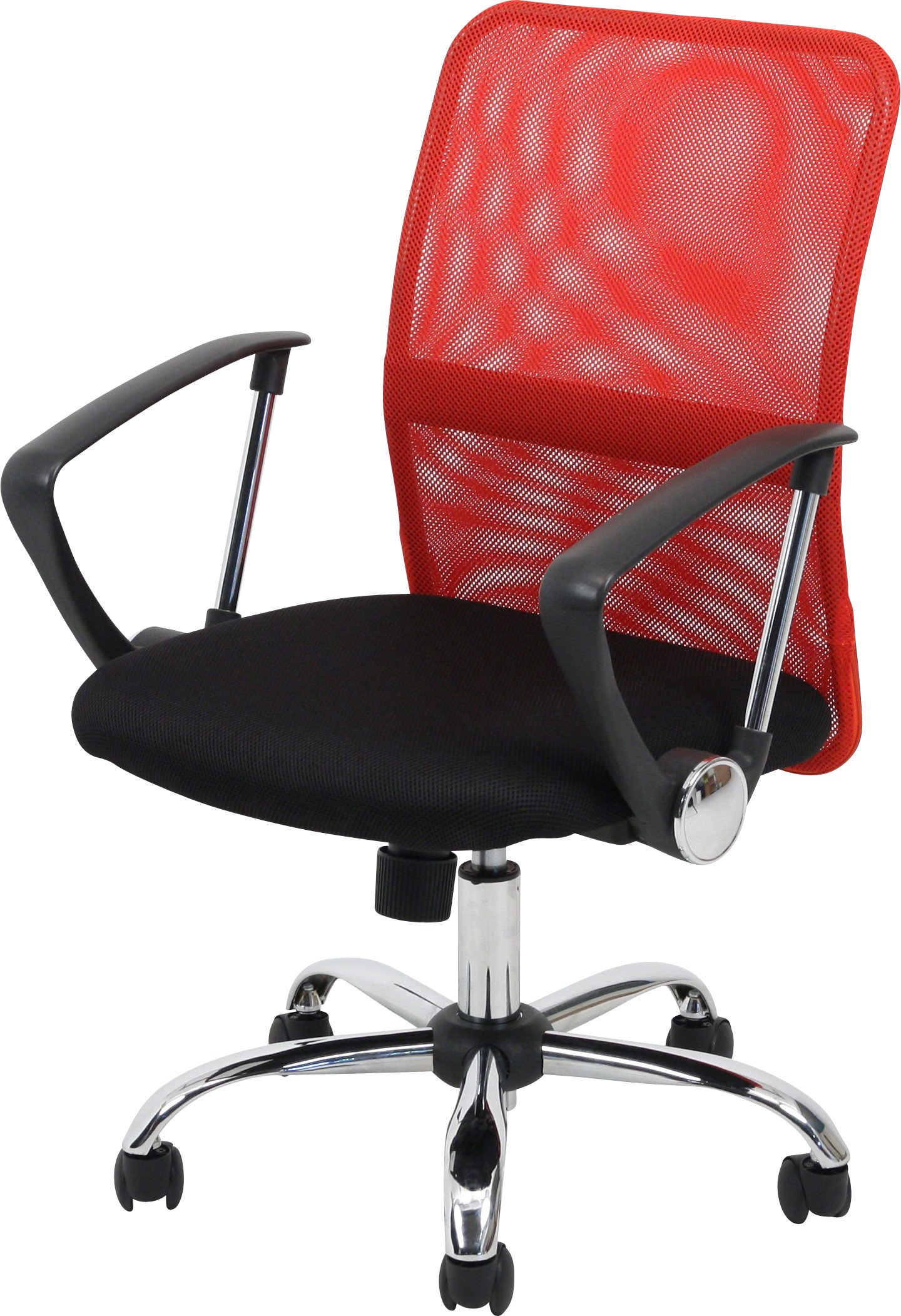 不二貿易(Fujiboeki) メッシュバックチェアー HF-78RD レッド 90875