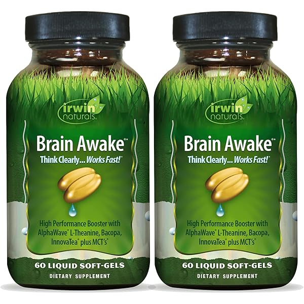 Amazon.com: Irwin Naturals Brain Awake - 60 Liquid Softgels