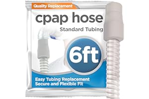 RESPLABS MEDICAL INC. resplabs CPAP Hose | Perfect Fit Replacement Tubing for All CPAP Machines | 6ft Standard 22mm, Gray