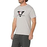 Champion Men's Classic T Shirt, Triangle Graphic