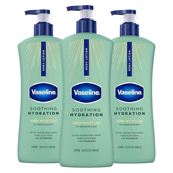 VASELINE INTENSIVE CARE BODY LOTION FOR DRY SKIN...