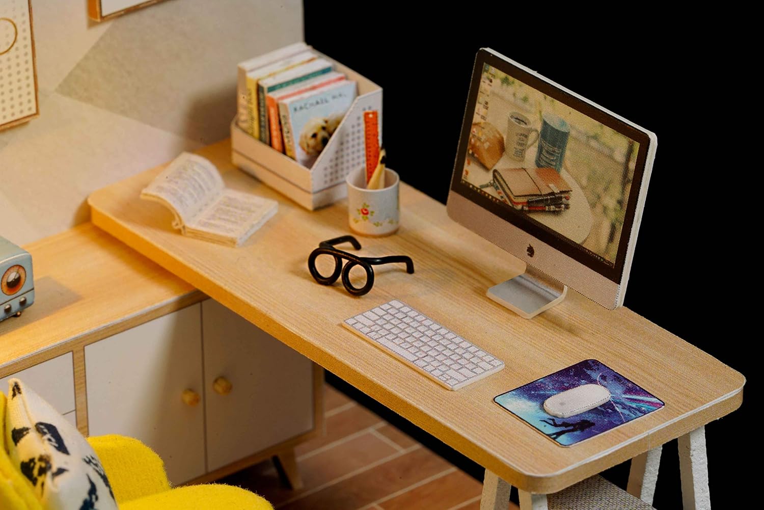 DIY Doll Room Miniature Furniture Wooden House Kit - Image 4