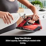 Morphy Richards EasyCHARGE Cordless Steam Iron 2400W, 350ml, Red view 2