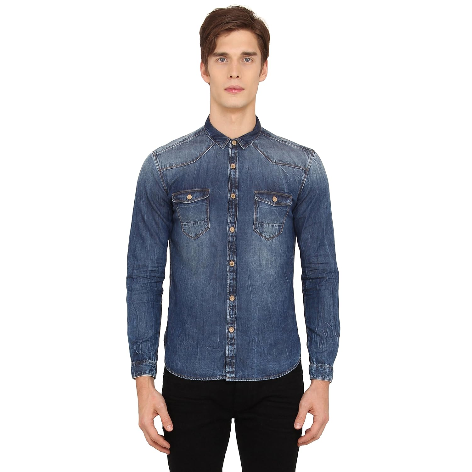 voi jeans denim shirt