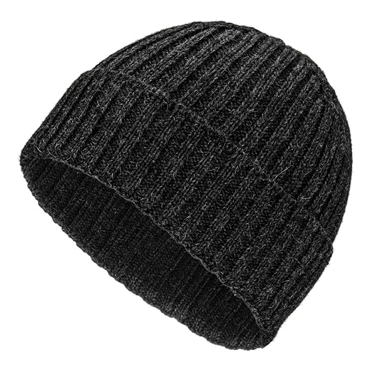 Weiche Damen & Herren Alpaka Mütze aus 100% Alpaka Wolle in 10 Farben - Hochwertige Winter Strickmütze/Beanie Wollmütze von H