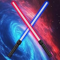 Light Up Sabers, 2 in 1 Dual Saber with Fx Sound