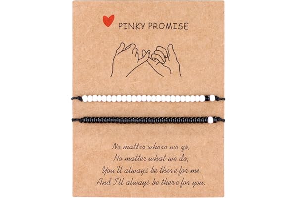 Best Friend Bracelets Couples Bracelets for 2 Matching Yin Yang His and Her Lover Bracelet Jewelry for Bff Friendship Relationship Boyfriend Girlfriend Valentines Gift (Matching bead)