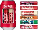 Lip Smacker Coca-Cola Can Collection Lip Balm Set 6 Flavours Gift Pack view 1
