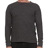 JMR Men’s Thermal Shirt Long Sleeve - Heavyweight 100% Cotton Waffle Weave Top