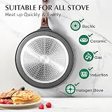 SENSARTE Non Stick Crepe Pan 26cm Induction Compatible Dosa Pan view 4