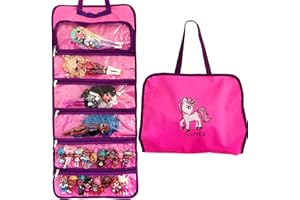 HOME4 Unicorn Toy Dolls Travel Carrying Bag Storage Organizer Compatible with Surprise Toys OMG Barbie LOL