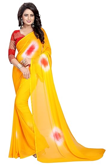 Winza Designer Chiffon with Blouse Piece Saree