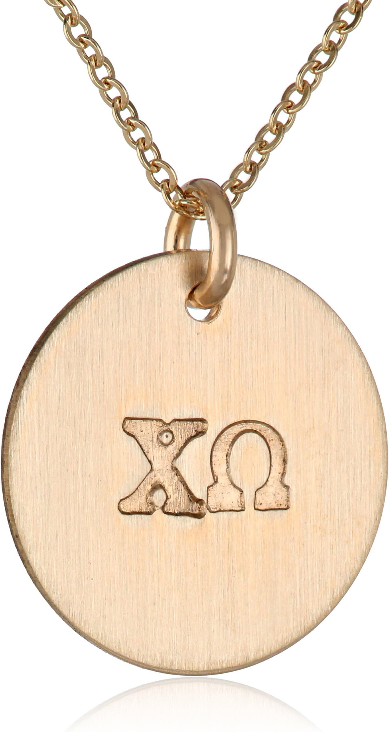 Nashelle "Identity" Chi Omega Charm Pendant Necklace
