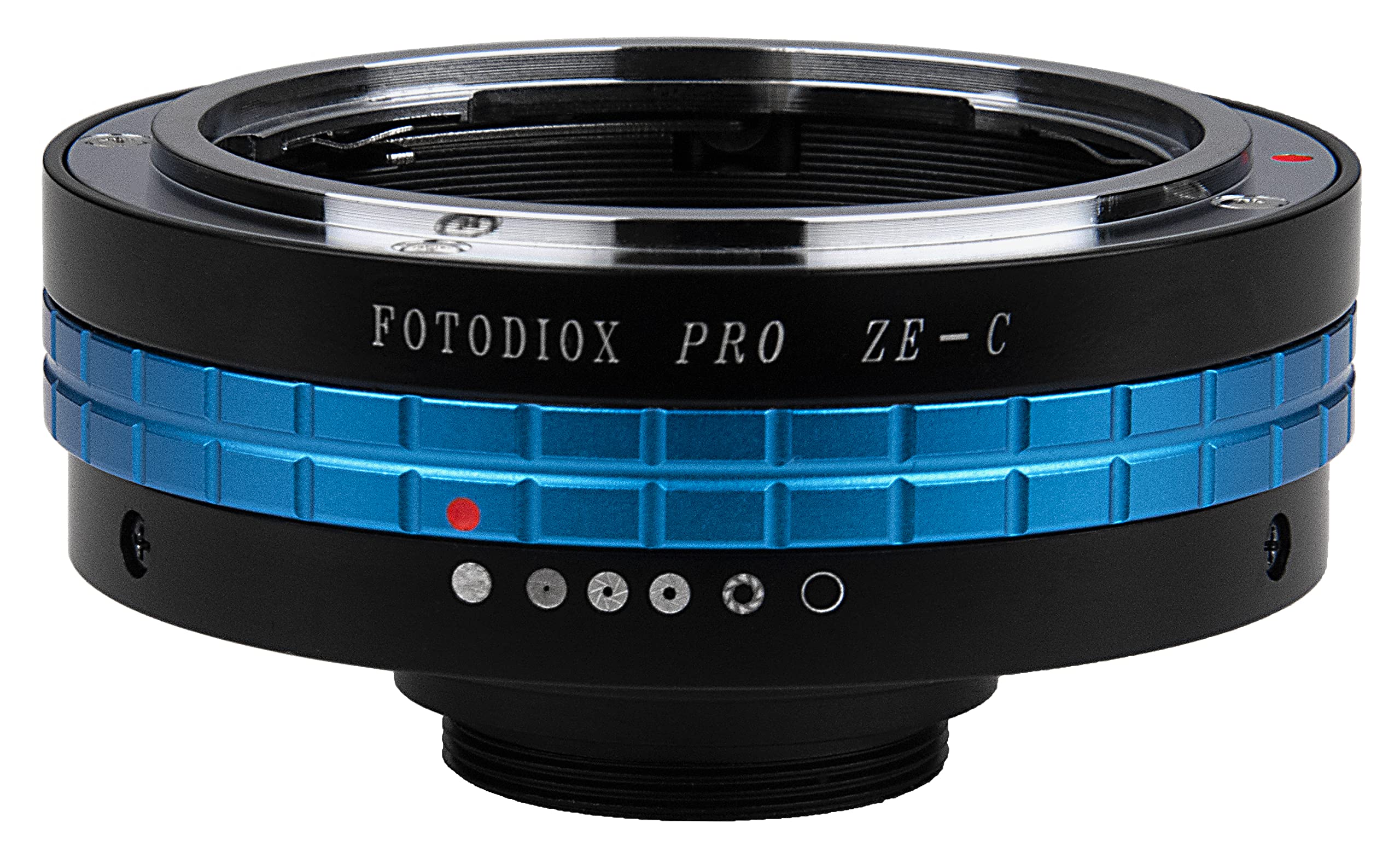 Fotodiox Pro Lens Mount Adapter, for Mamiya ZE (35mm) lens to C-mount Movie Cameras and CCTV Cameras