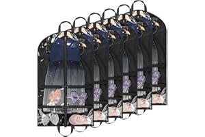 KEEGH Garment Bags for Dance Costumes 40 inch Dance Garment Bags for Dancers Hanging Clothes for Closet Storage, with 4 Zippe