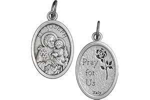 SAINT PAUL STREET EVANGELIZATION St. Joseph Medals 1" - 100 Count Bulk Pack, Catholic Patron Saint of Fathers, Workers, Men, Dads, Catholic Gifts for Evangelization, School and Church.