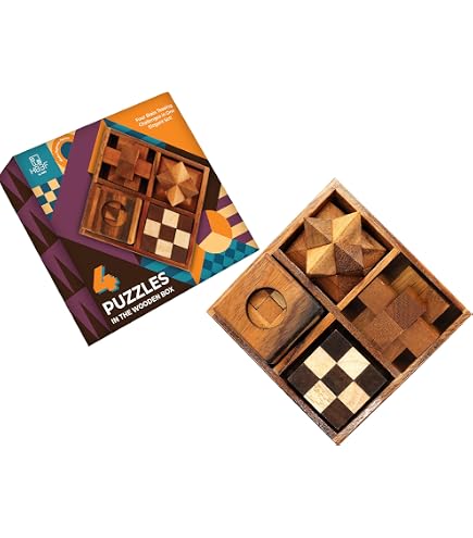 Amazon.com: CUDNY 7 Pieces Unlock Interlock Brain Teaser Games