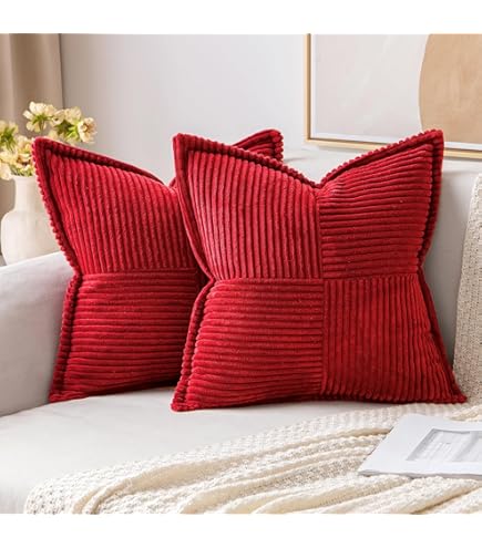 RABUSOFA - Fundas De Almohada De Navidad De 12 X 20 Pulgadas
