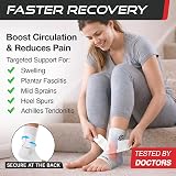 SS SLEEVE STARS Sleeve Stars Ankle Brace for Women Men 10-12 in White view 2