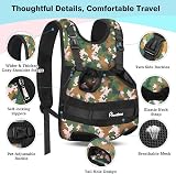Pawaboo Pet Carrier Backpack Front Legs Out Small Dogs Cats Blue Medium view 2