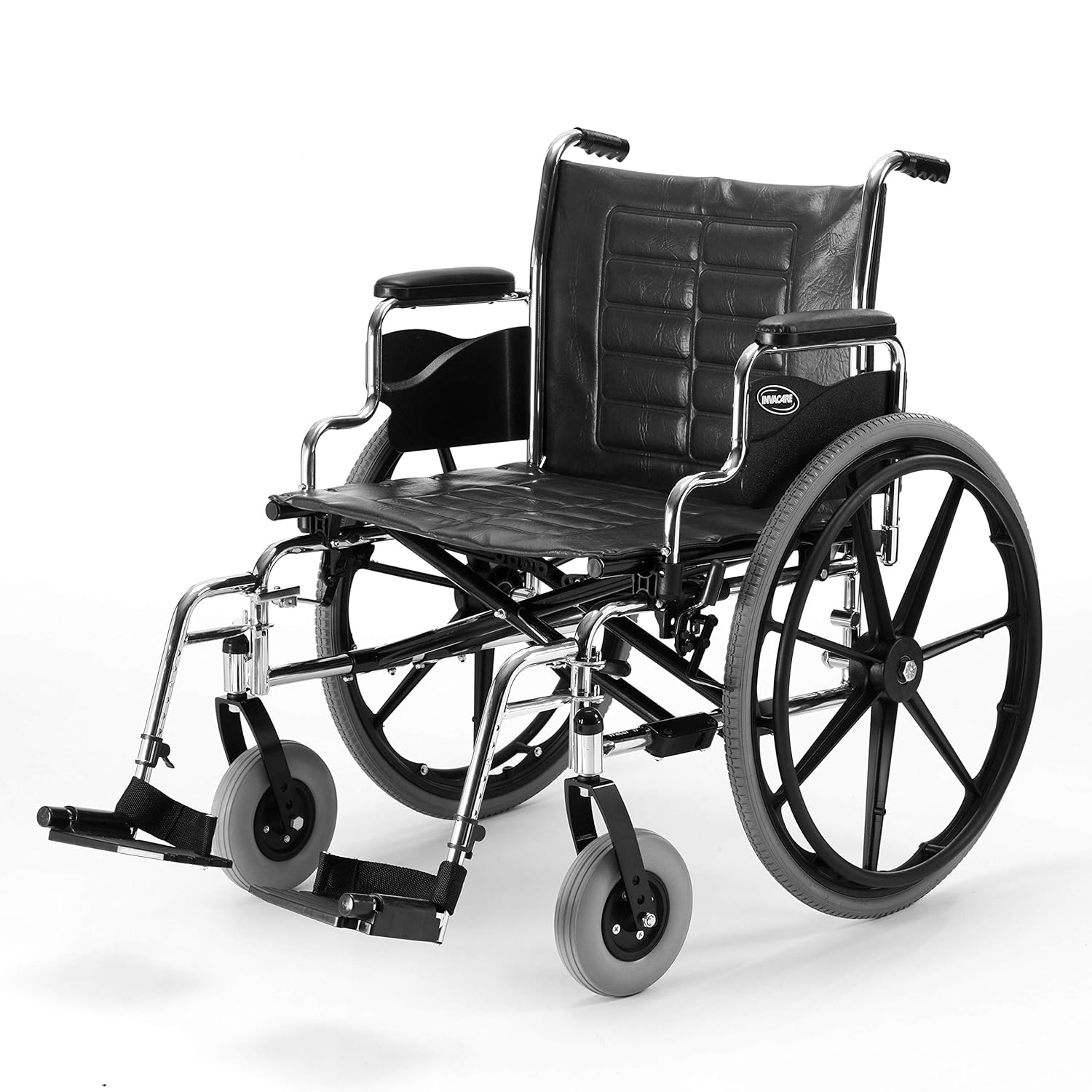 Invacare T424RDAP Tracer IV Wheelchair with Heavy Duty Wheels, 24" x 18" Seat, Desk-Length Arms 9153639571 - A13610 02: Industrial & Scientific