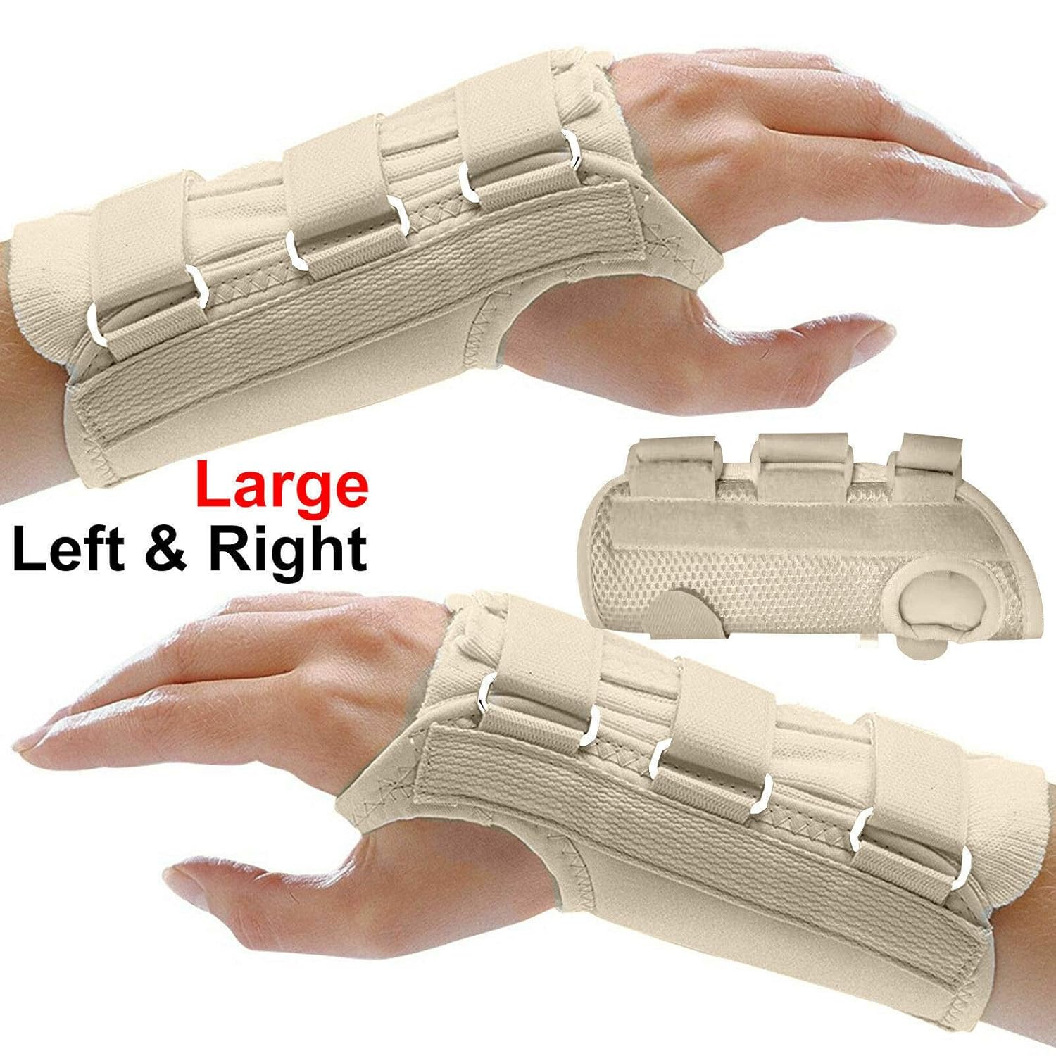 LOCASO Adjustable Carpal Tunnel Splint Wrist Brace Hand Support Right