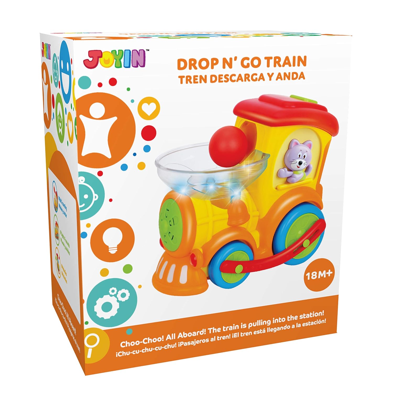 1 2 早期教育玩具 Joyin おもちゃ 女の子用 ベビーアクティビティセンター 4歳の男の子 幼児 トレイン B07kgjw9ps 3 ローリングトレイン 車 おもちゃ ベビーピッチ ゴーボール ライトトーキングミュージックトイ カラーソーティングボール ベビー用ボール 人気デザイナー