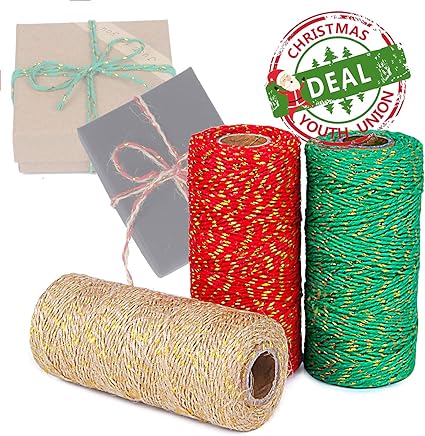 Lavoretti Di Natale Con La Corda.3 Pezzi Corda Regalo Corda Legata Regalo Di Natale Naturale Roll Spago Cordoncino Di Confezione Decorazione Per Arti E Mestieri Di Pacco Giardino Spag Per Lavoretti Natale Regalo Amazon It Cancelleria E Prodotti Per Ufficio