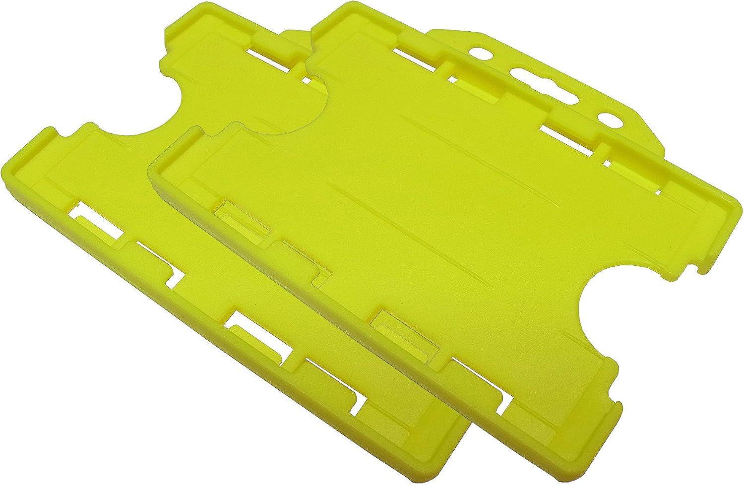 Customcard ltd® Double Sided ID Card Holder Two Sided Badge Holder